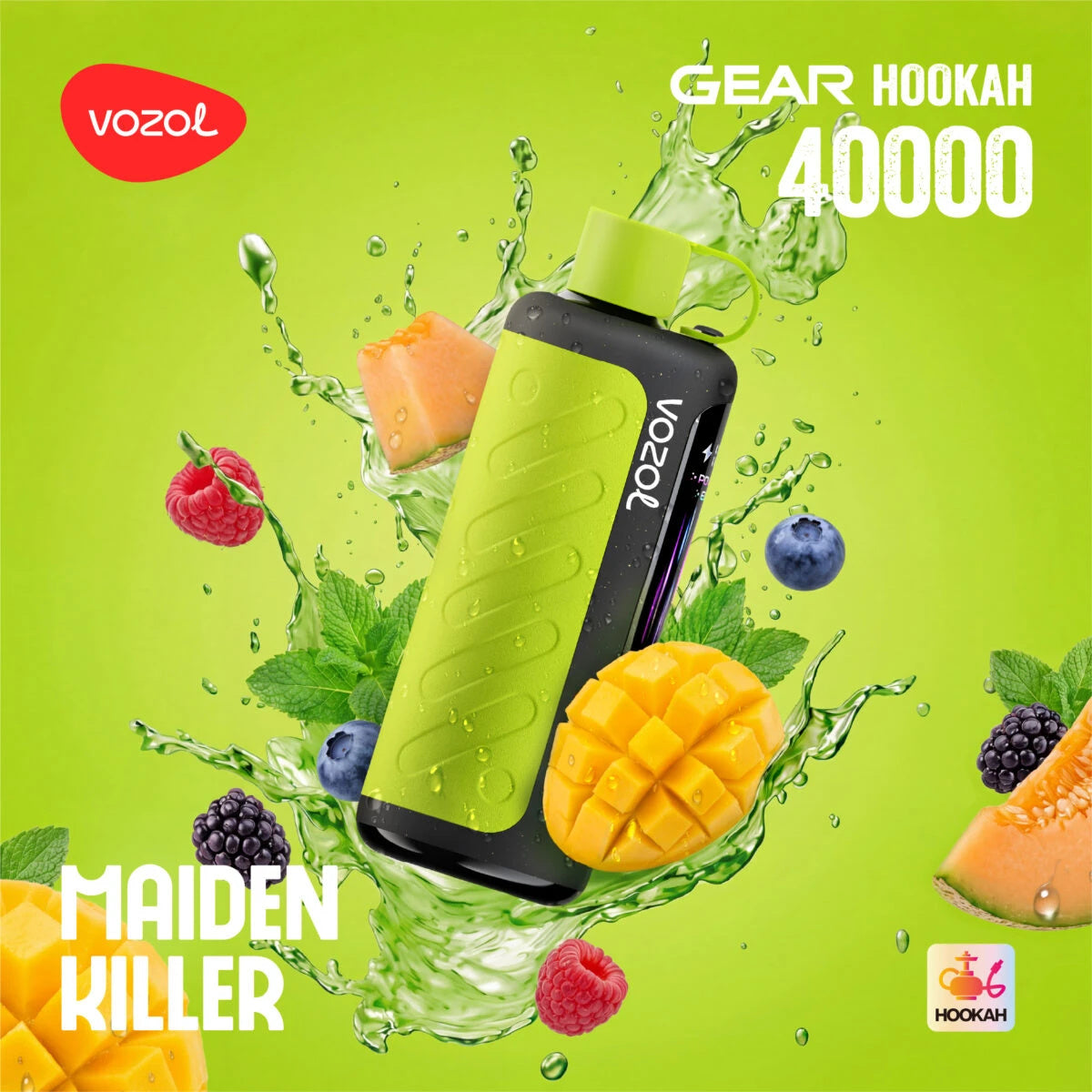 Vozol Vape Gear Hookah 40K Züge Maiden Killer