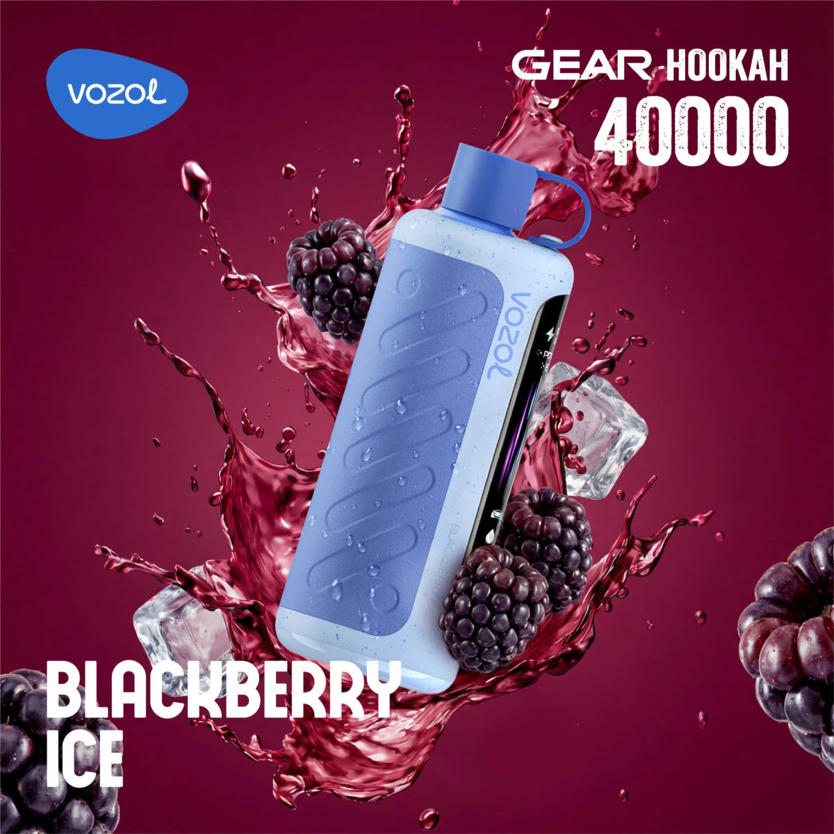 Vozol Gear Hookah 40K Blueberry Ice