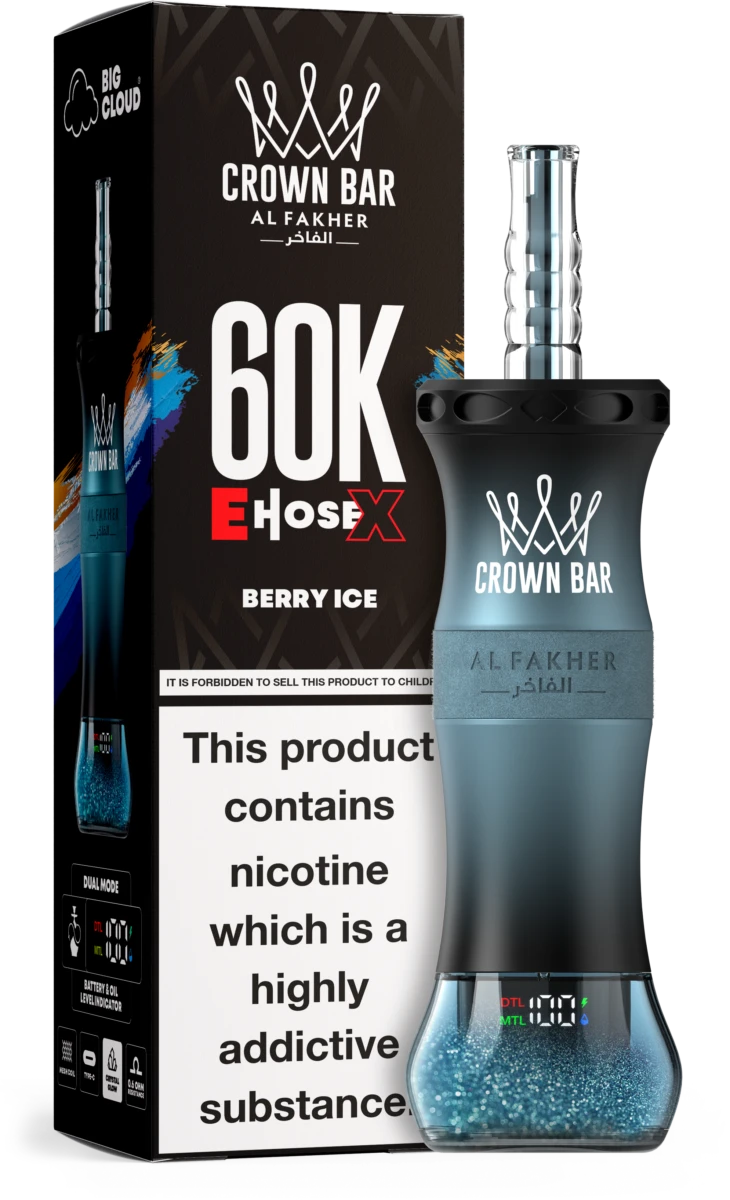 Al Fakher E-Hose X 60K Züge BERRY ICE