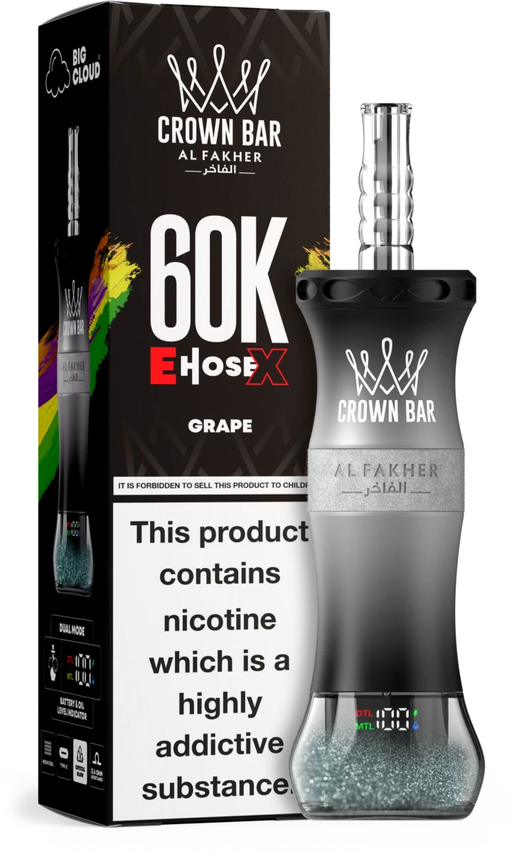 Al Fakher E-Hose X Vape 60K Züge Grape