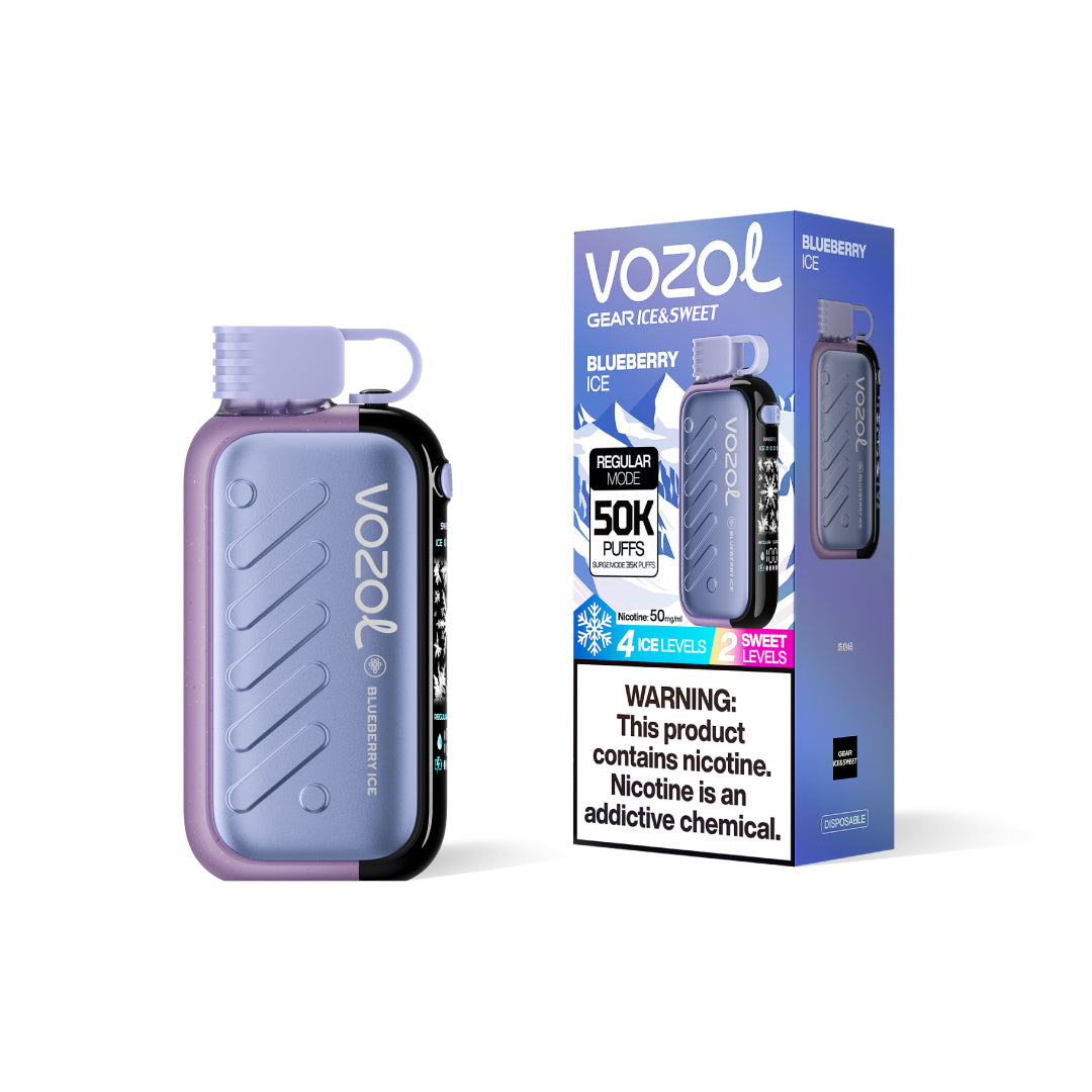 Résistances à triple mesh VOZOL Gear 50000 Blueberry Ice