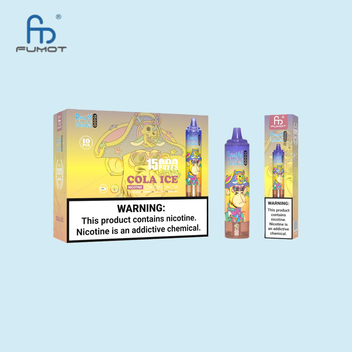 Cola Ice RandM Tornado 15000 Vape