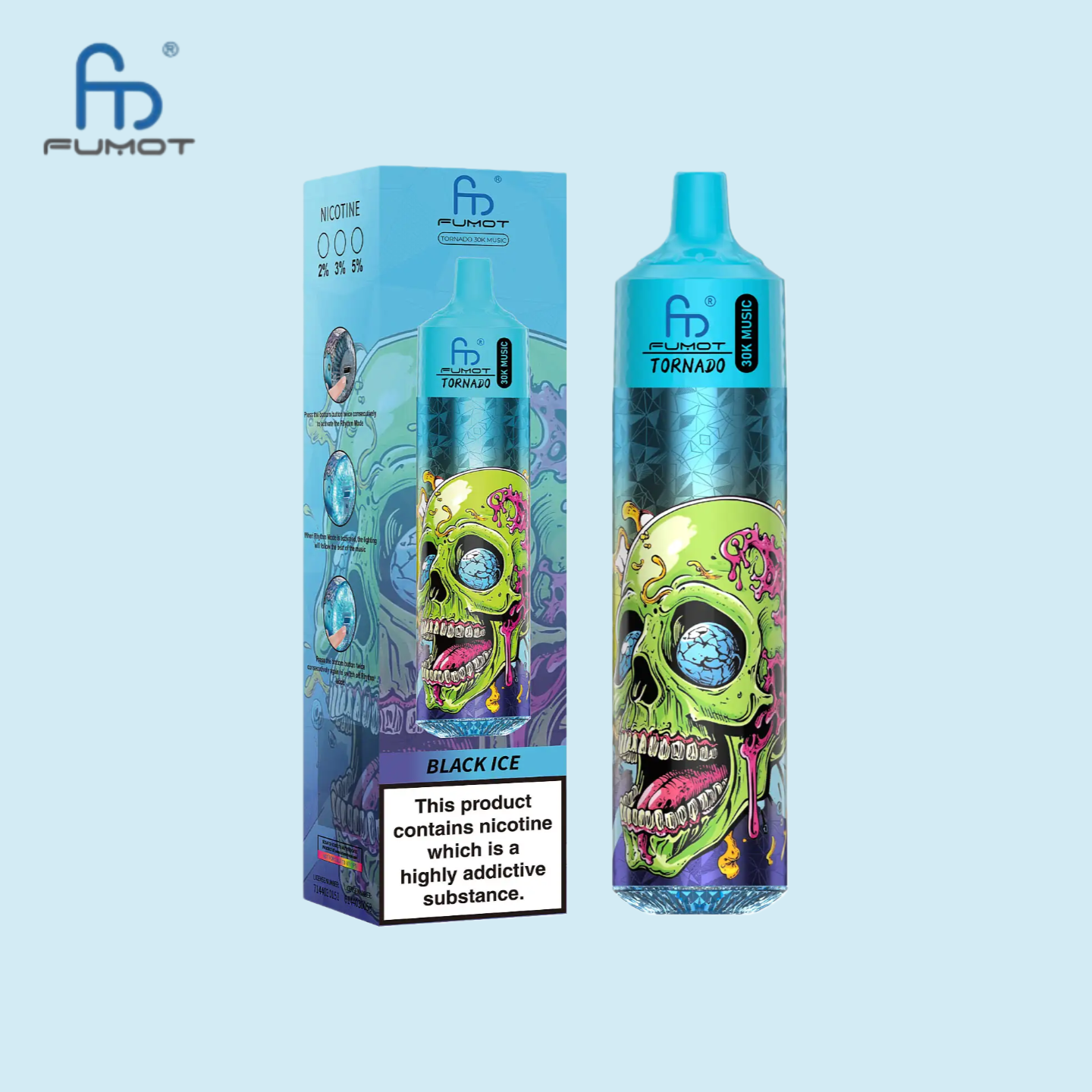 Tornado 30000 Puffs Black Ice