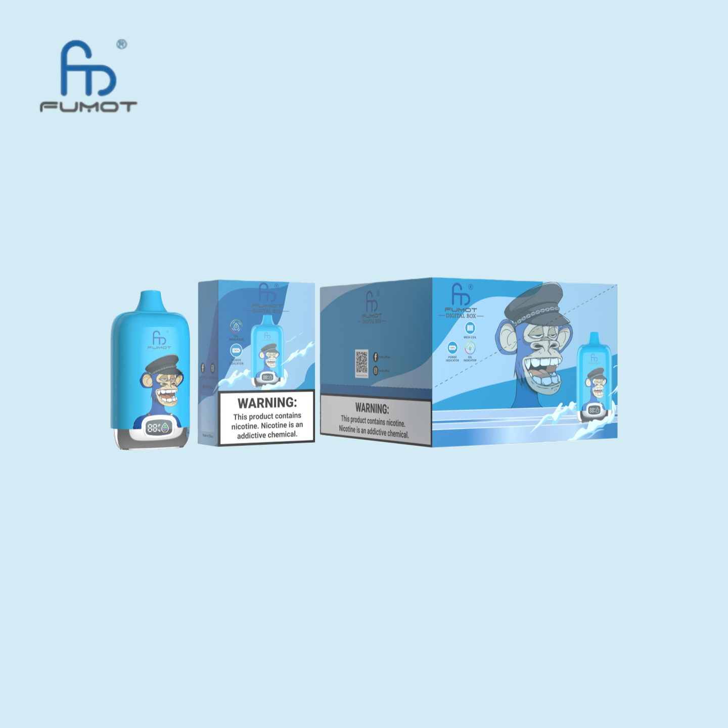 Dr Blue Fumot RandM Tornado 12K Vape