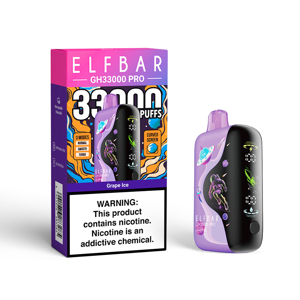 Grape Ice Geschmack Elf Bar Vape 33000 Züge