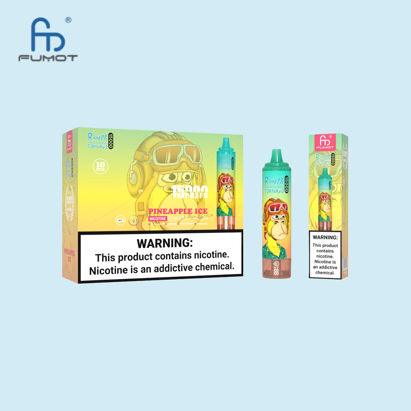 Pineapple Ice RandM Tornado 15000