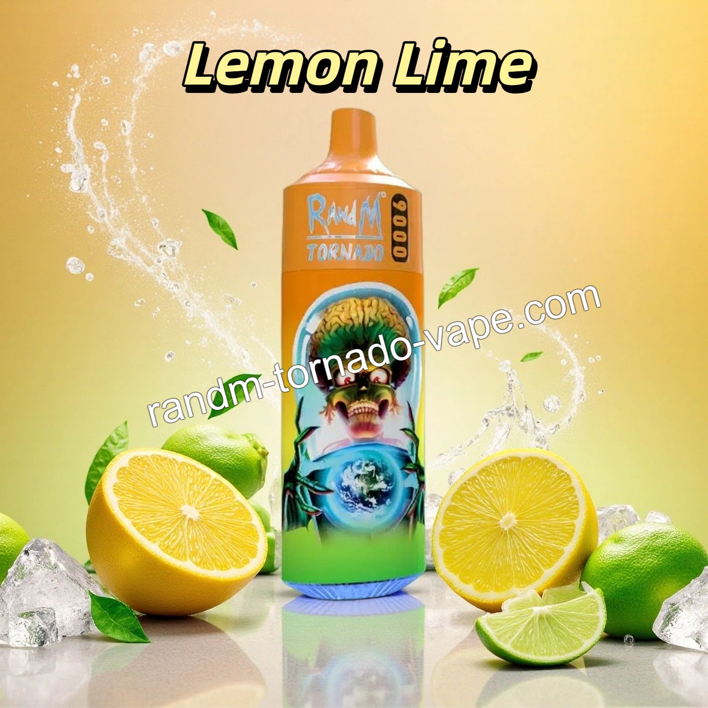 Lemon Lime RandM Tornado 9K Vape
