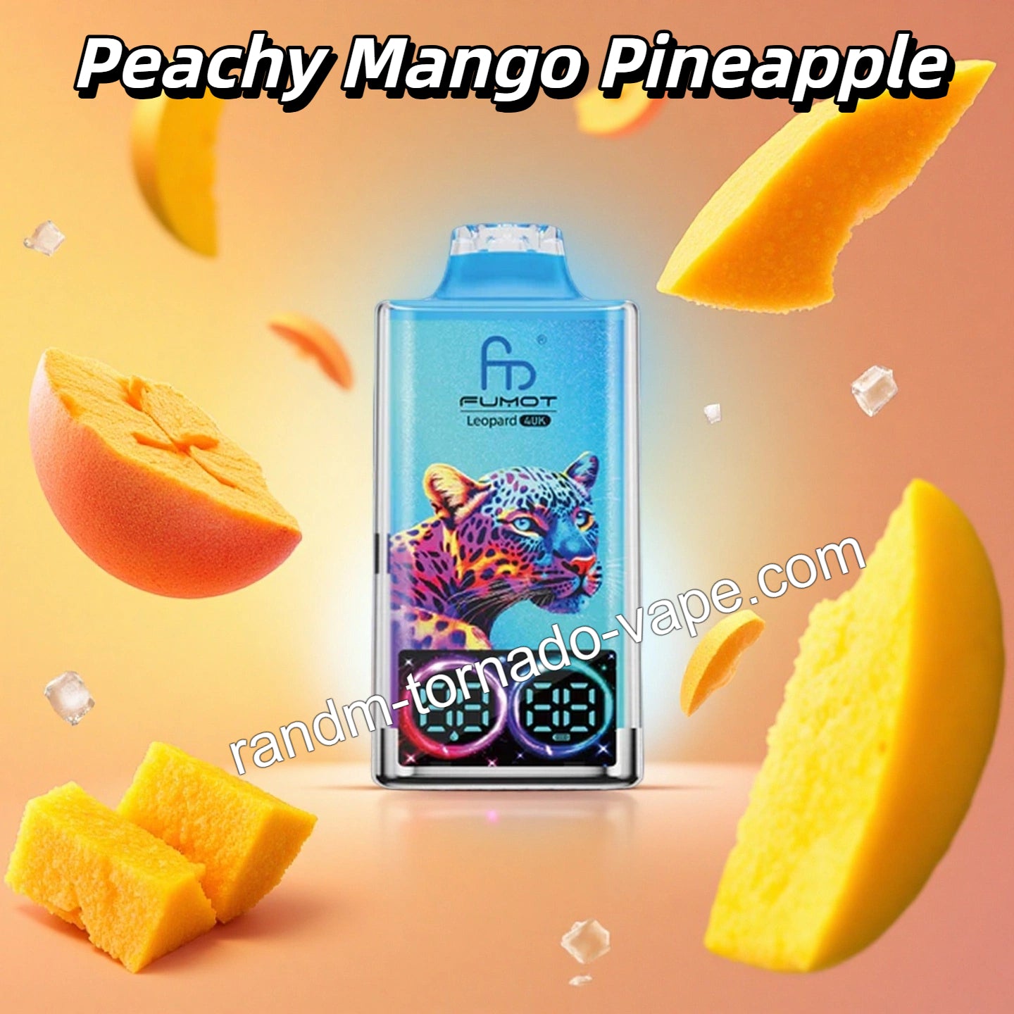 Peachy Mango Pineapple RandM Tornado 40K