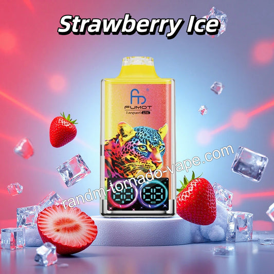 40K Puffs Strawberry Ice RandM Tornado Vape