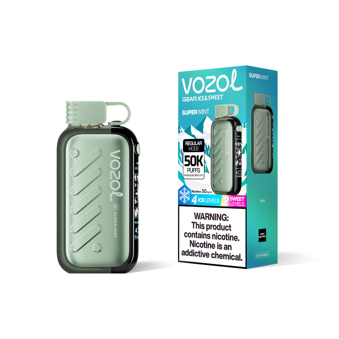 2 Sweet-Level VOZOL Gear 50K Puffs Super Mint