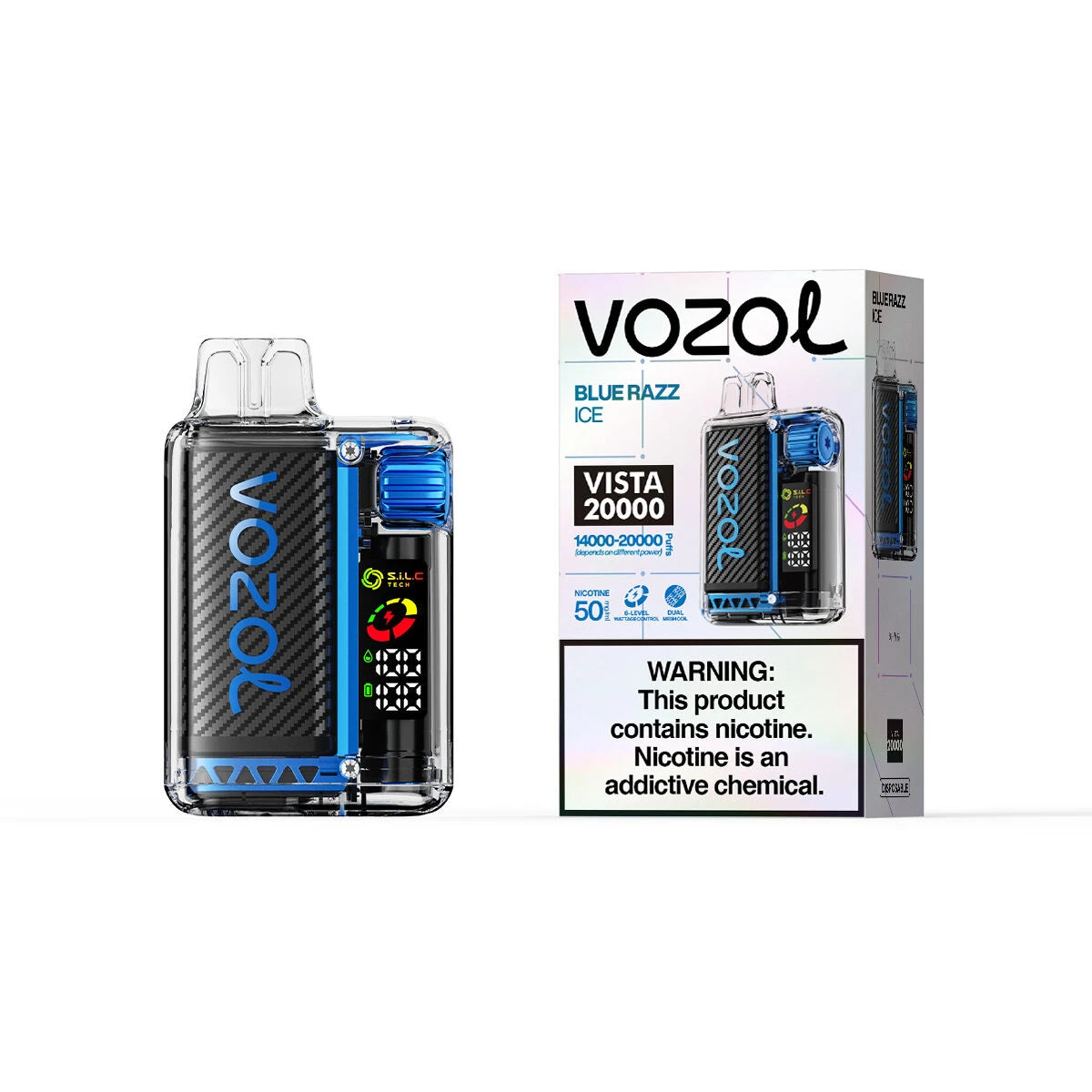 VOZOL Vista 20000 Züge Blue Razz Ice