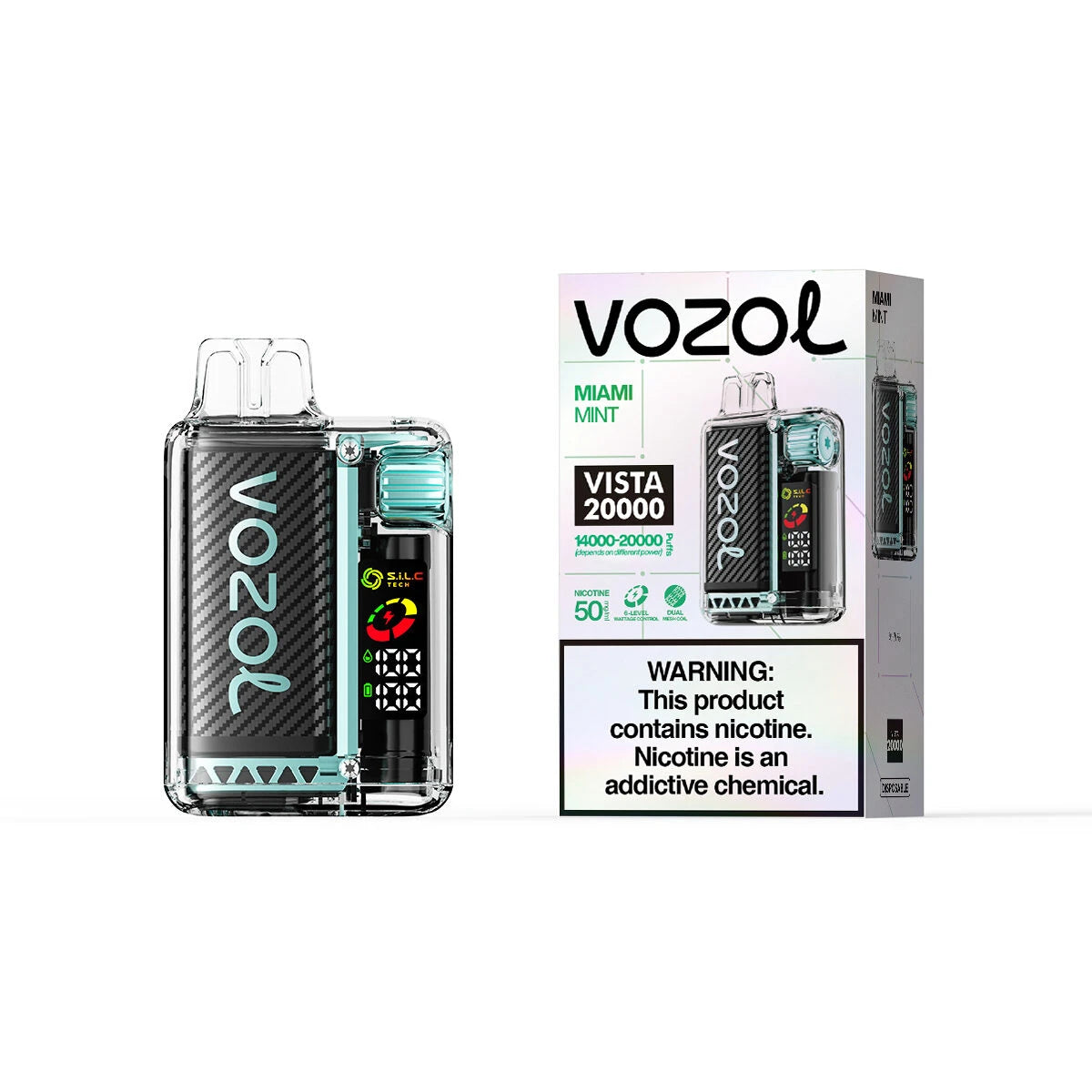 VOZOL Vista 20000 Vape Miami Mint Geschmäck