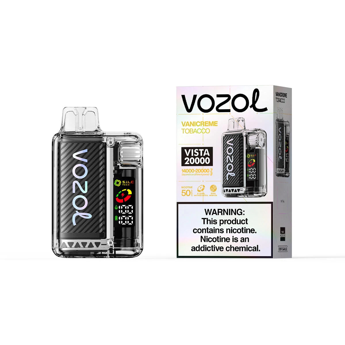 Vozol Vape Vista 20000 Züge Vanicreme Tobacco