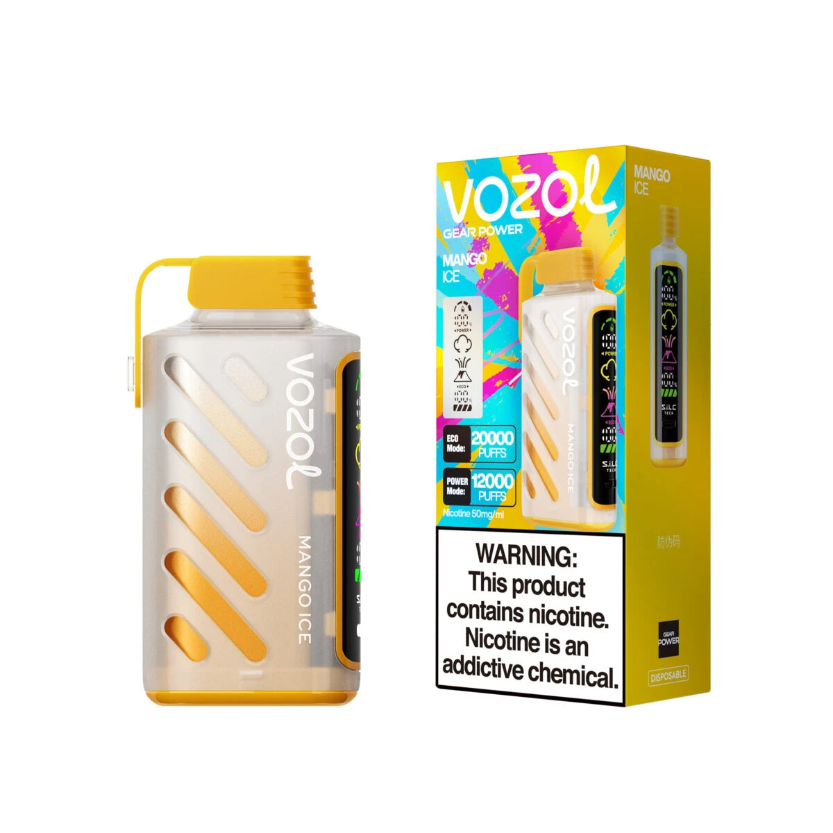Vozol Gear Power 20000 Goût Mangue Glacée