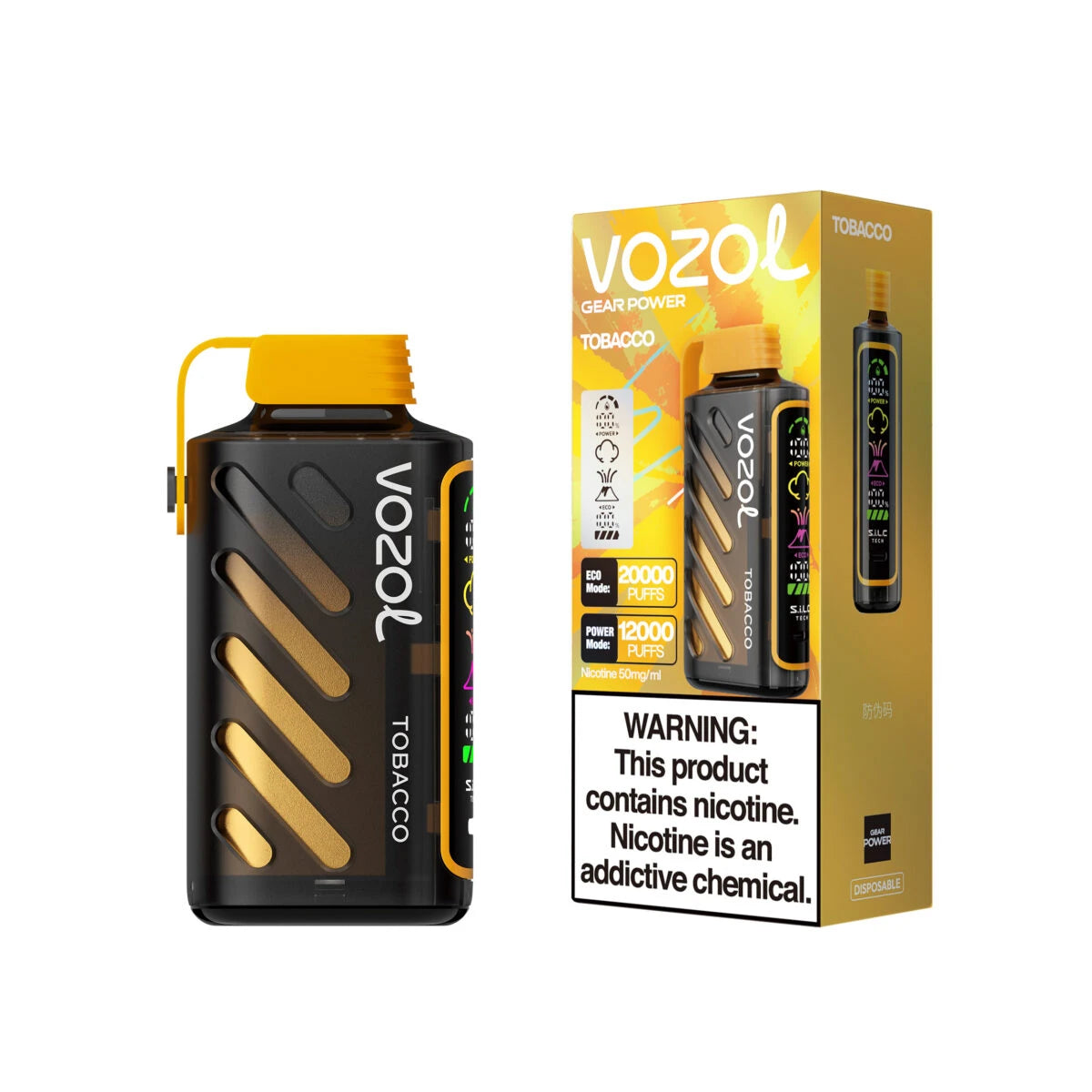 Vozol Gear Power 20000 Goût Tabac