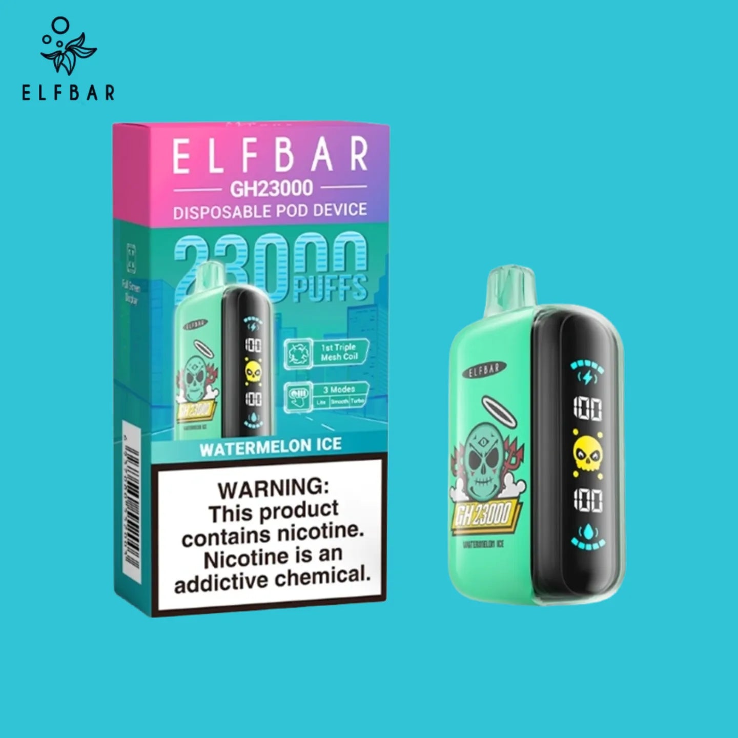 ELF BAR GH23000 Vape Watermelon Ice Geschmack