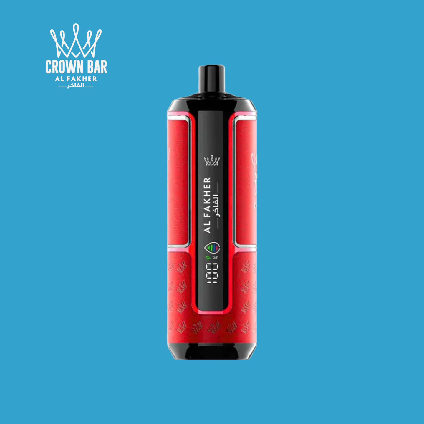 Barre énergétique Al Fakher Crown HyperMax 15000 saveur Cherry Fizz