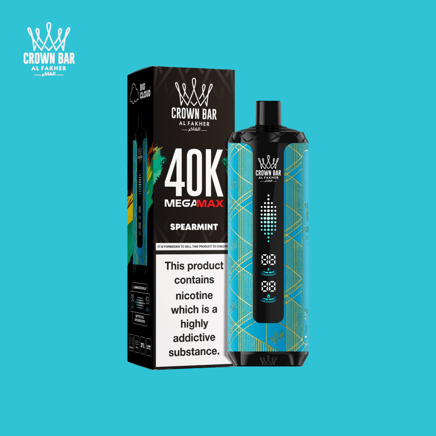 Al Fakher Vape 40K Puffs Menthe Verte