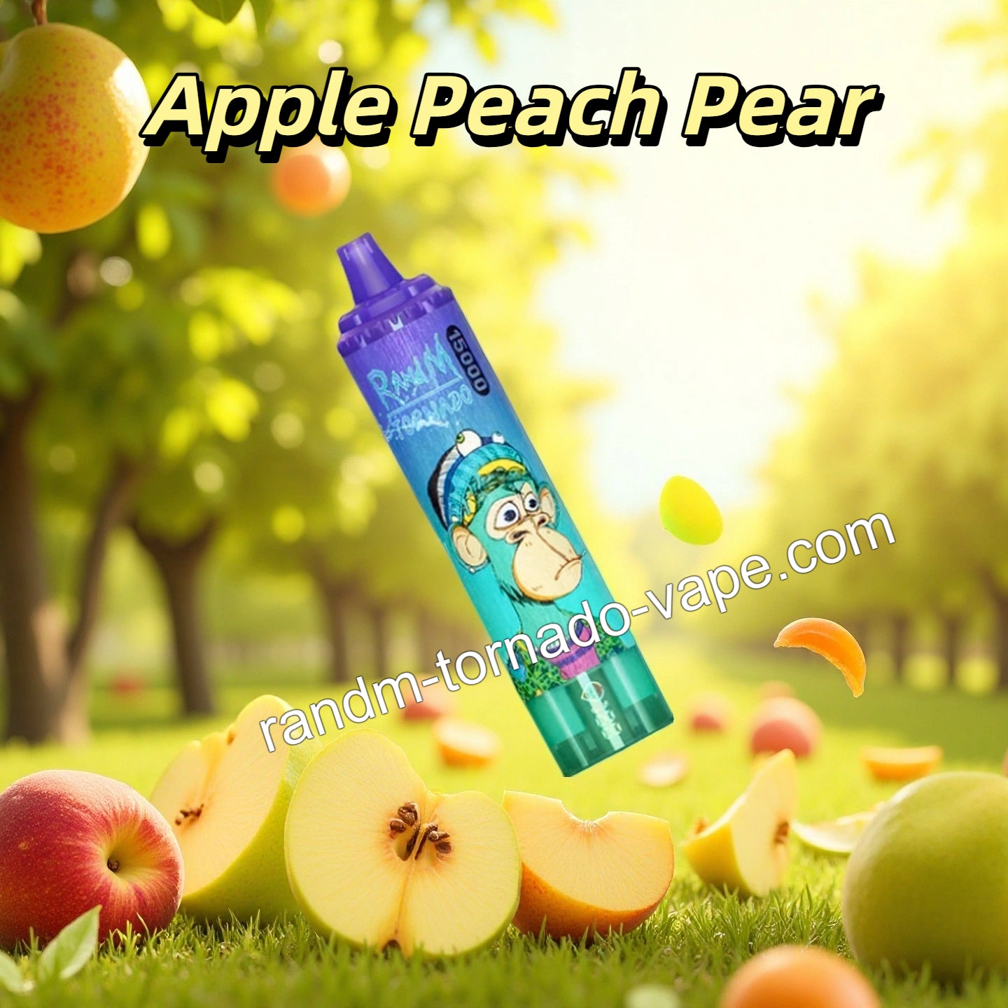 Apple Peach Pear RandM Tornado 15000