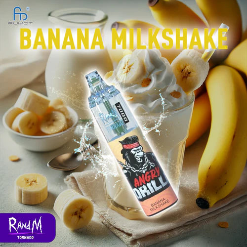 RandM Tornado 7000 Vape Banana Milkshake