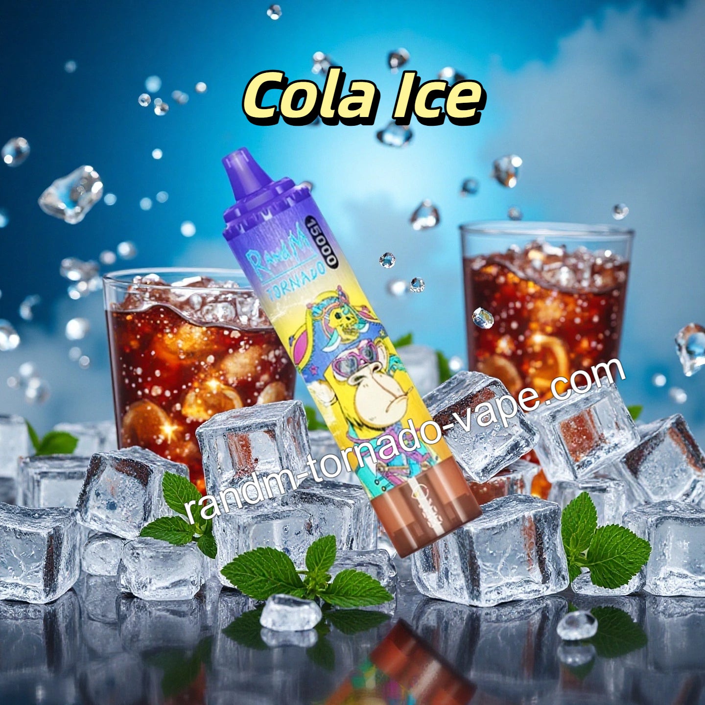 Cola Ice RandM Tornado 15000 Vape