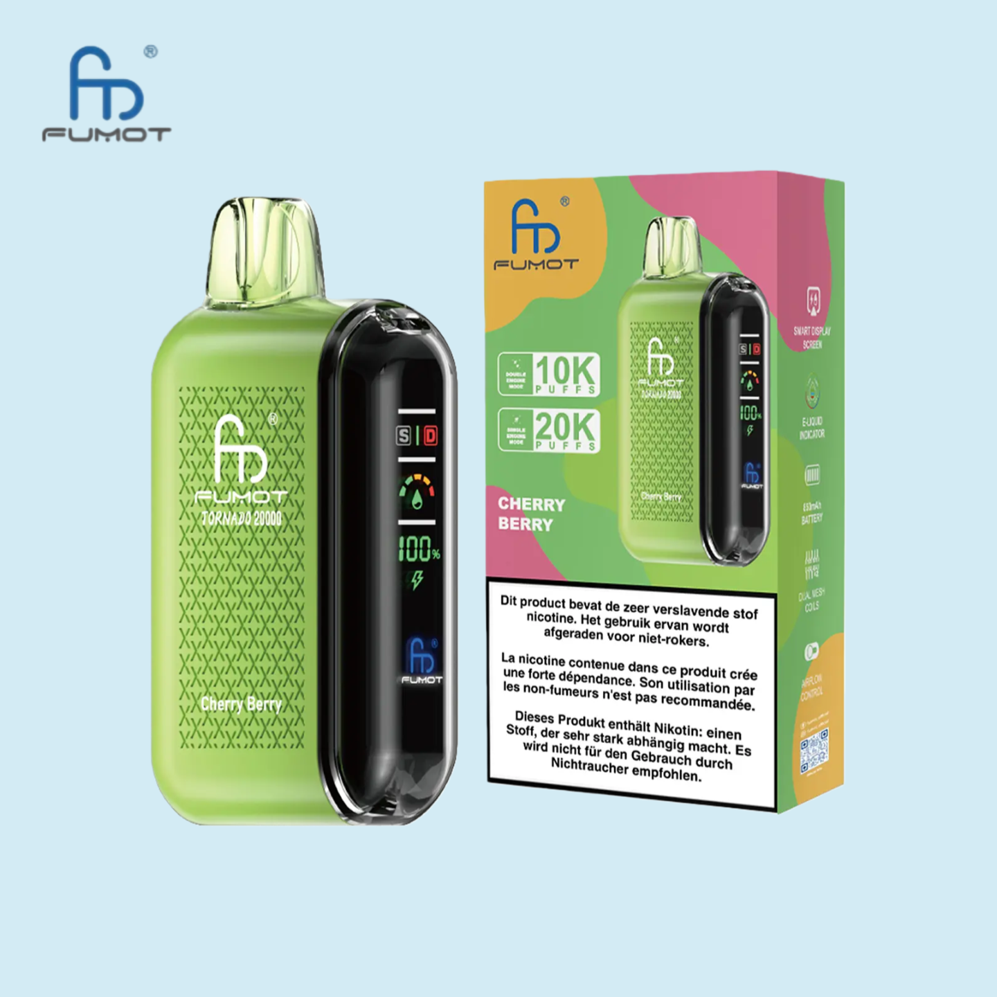 RandM Tornado 20000 Vape Cherry Berry