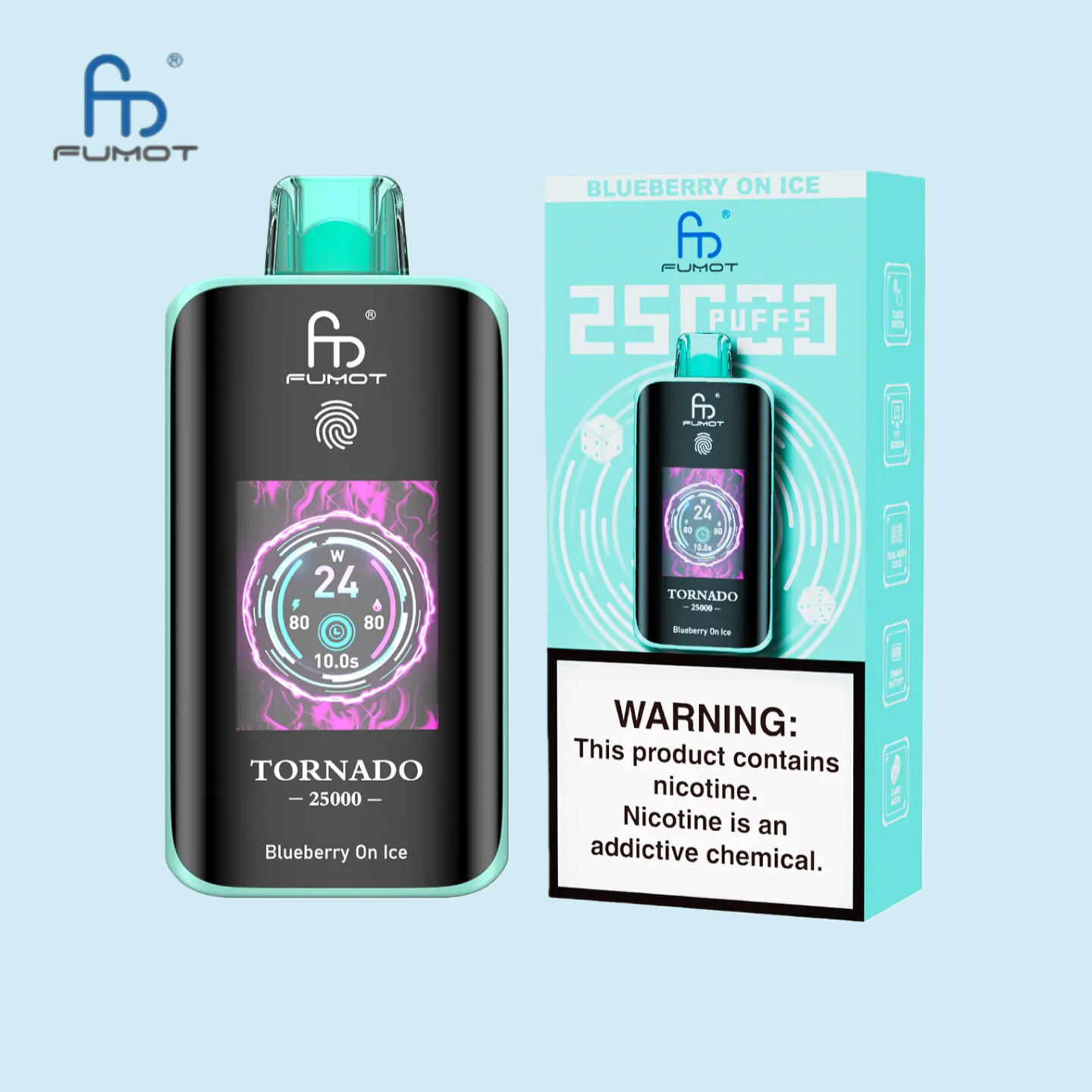 RandM Tornado 25K Vape Blueberry on Ice