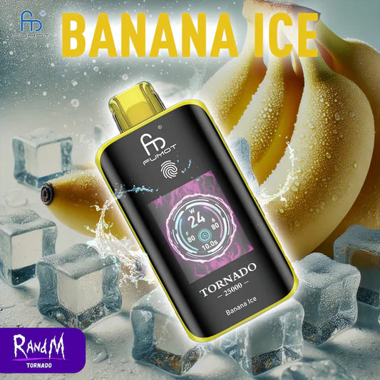 RandM Tornado 25000 Züge Banana Ice