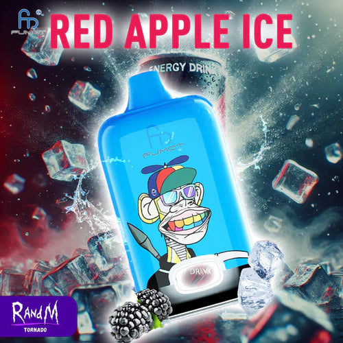 RandM Tornado 12000 Puffs Red Energy Ice
