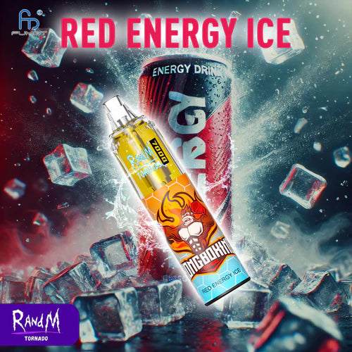 RandM Tornado 7000 Züge Red Energy Ice