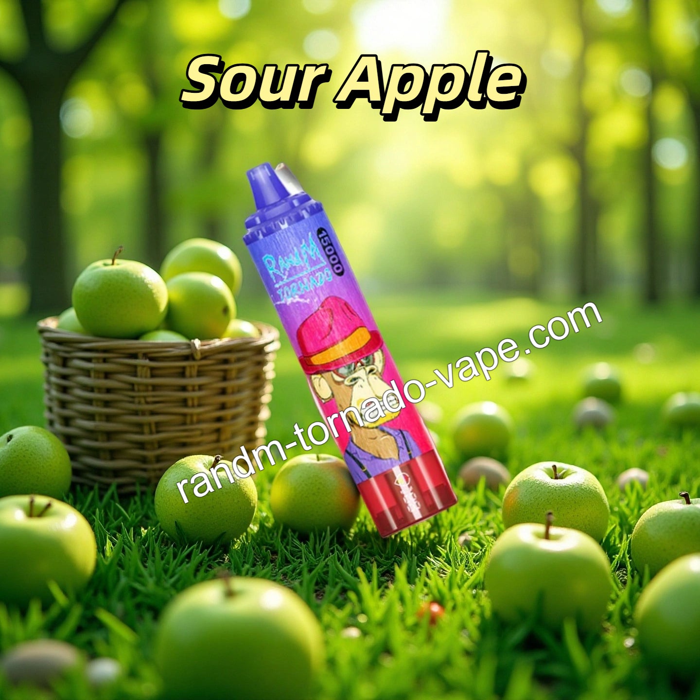 Sour Apple RandM Tornado 15000