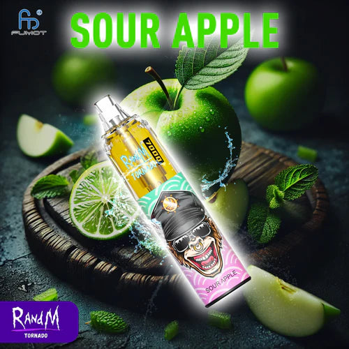 RandM Tornado 7000 Vape Sour Apple