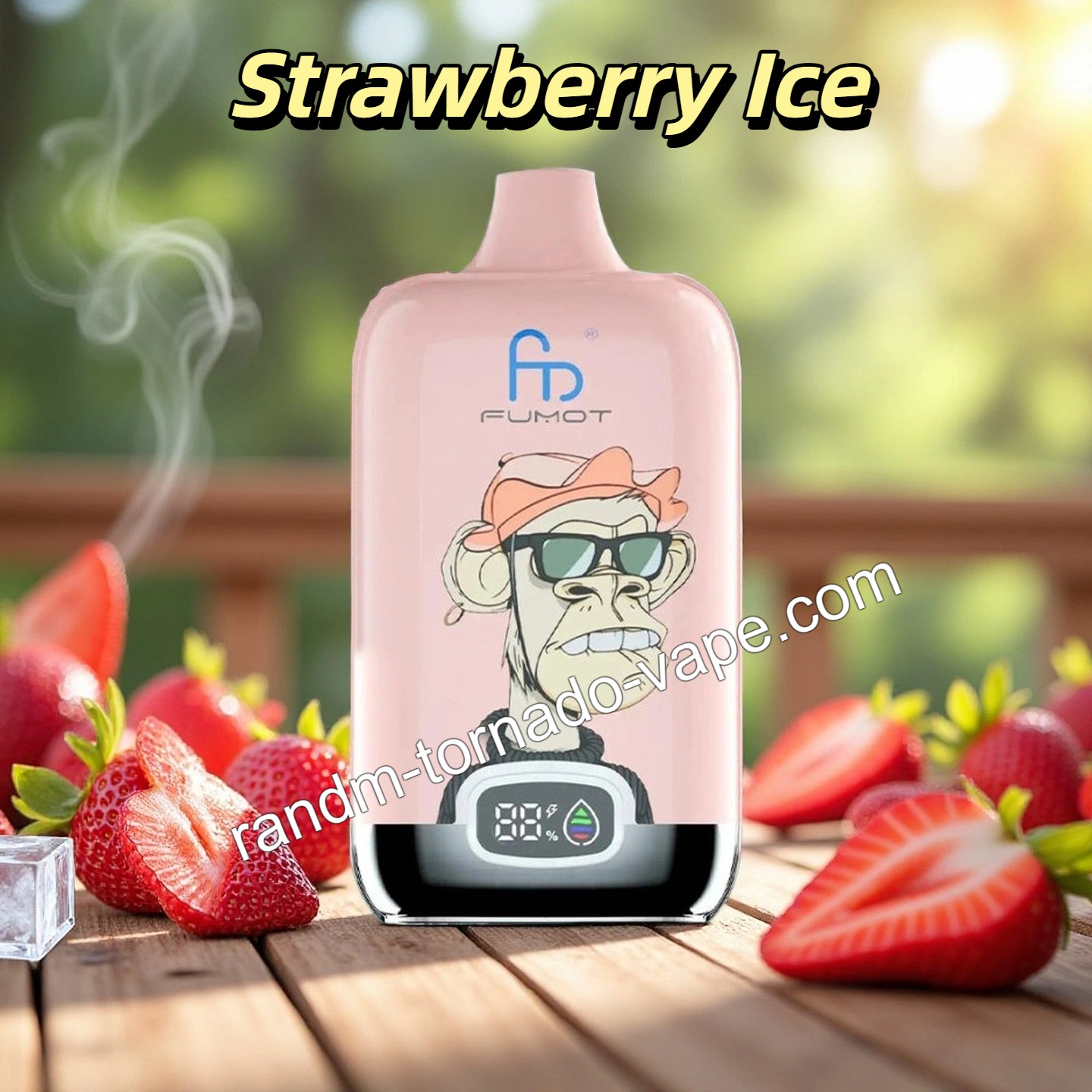 RandM Tornado 12K Puffs Strawberry Ice Randmtornadovape RandM Tornado 12K Puffs Strawberry Ice Randmtornadovape