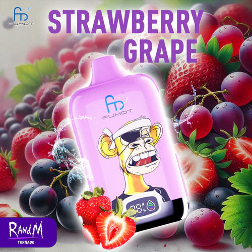 RandM Tornado 12000 Puffs Strawberry Grape