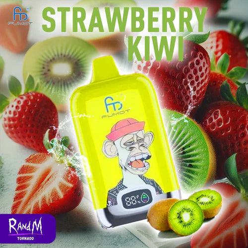 RandM Vape Digital Box 12000 Puffs Strawberry Kiwi