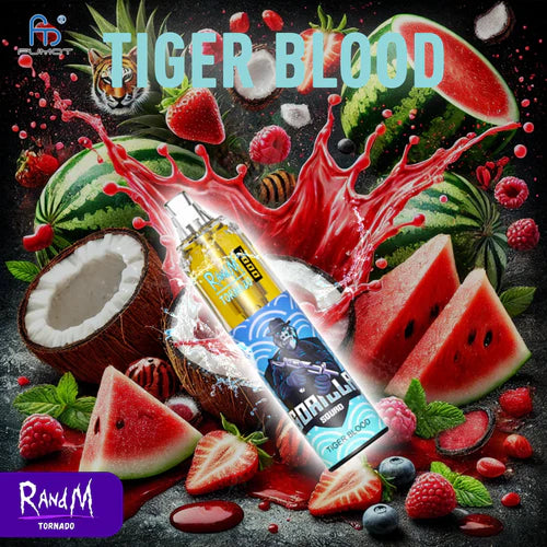 RandM Tornado 7000 – Tiger Blood