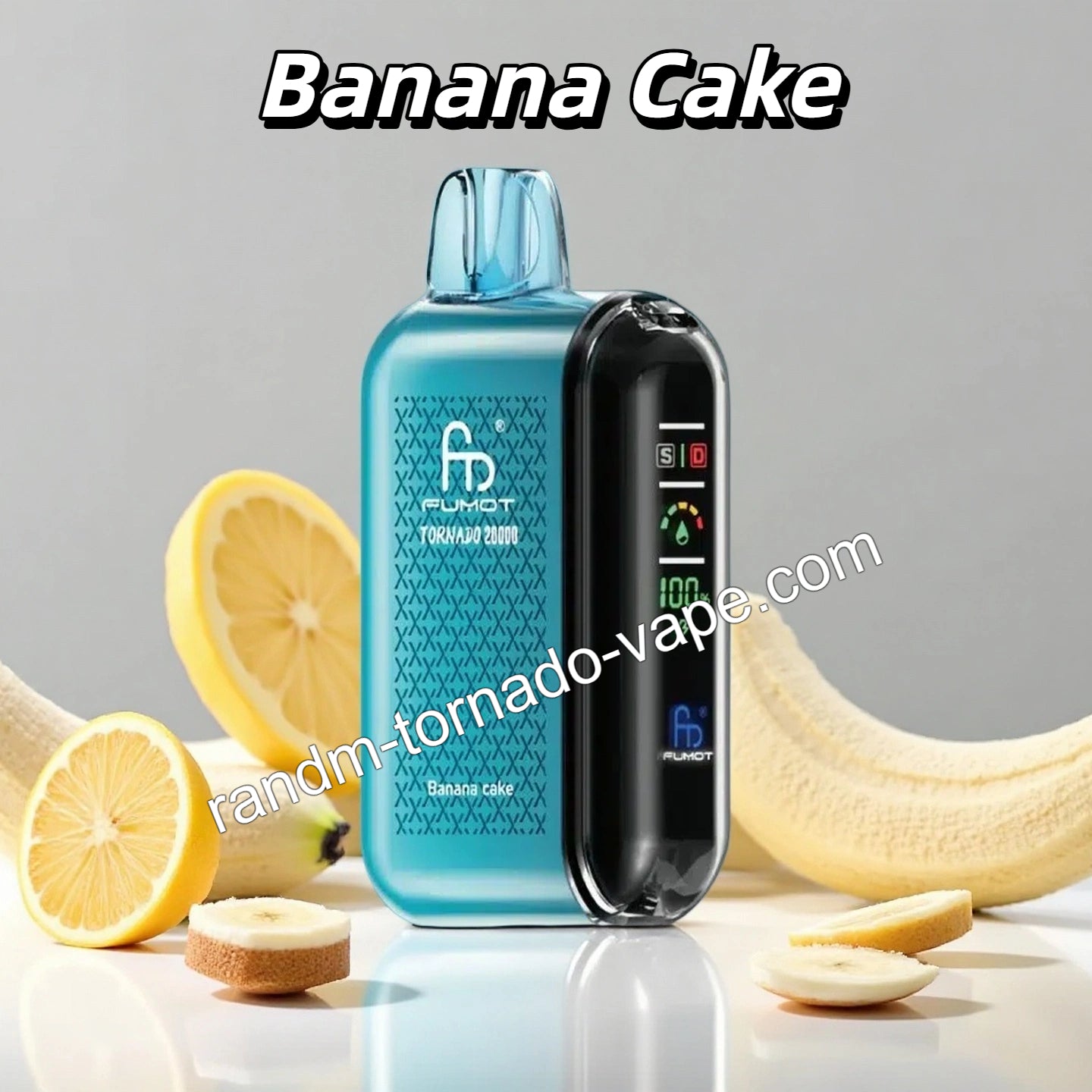 fumot tornado 20000 anleitung RandM Tornado 20000- Banana Cake – Randmtornadovape