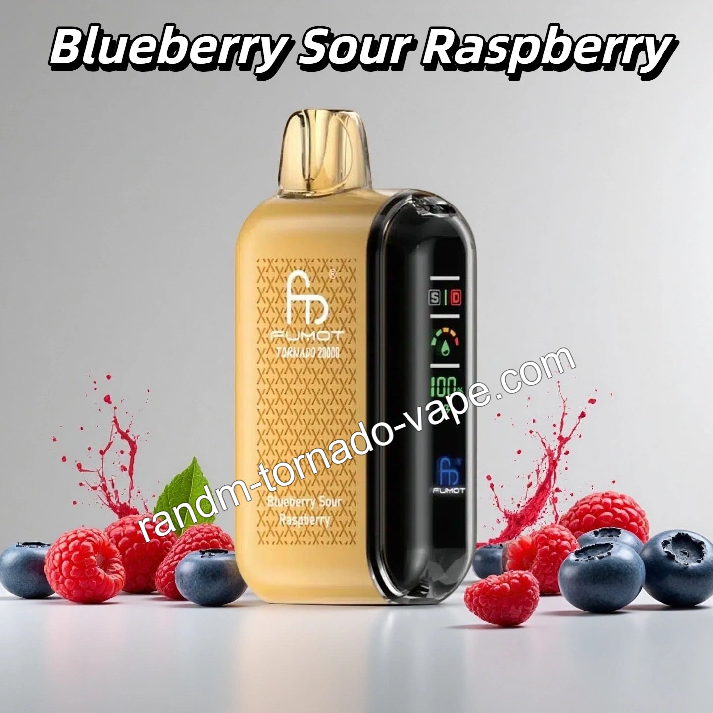 RandM Tornado 20000 Vape Blueberry Sour Raspberry
