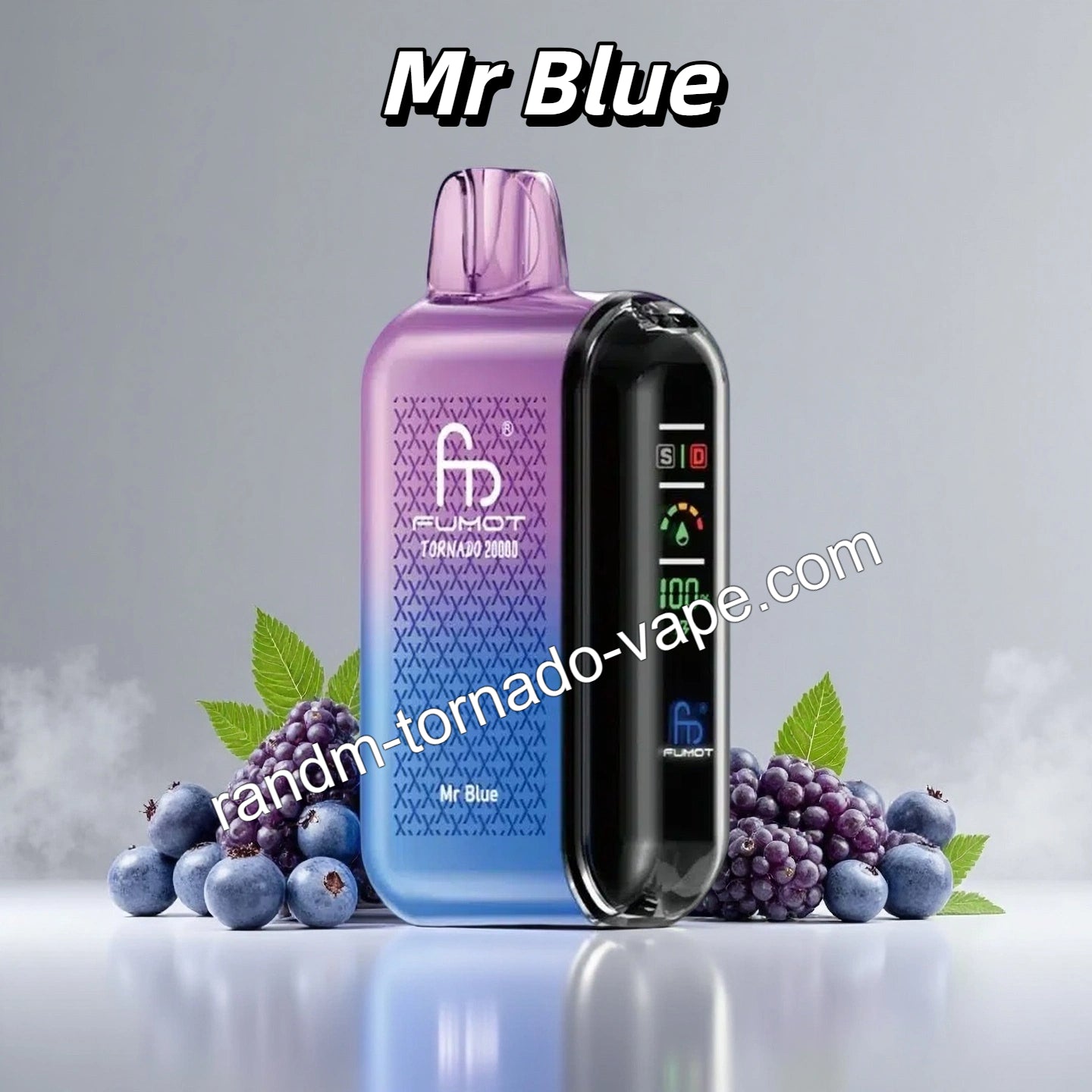 RandM Tornado Vape 20000 Puffs Mr. Blue Randmtornadovape RandM Tornado Vape 20000 Puffs Mr. Blue Randmtornadovape