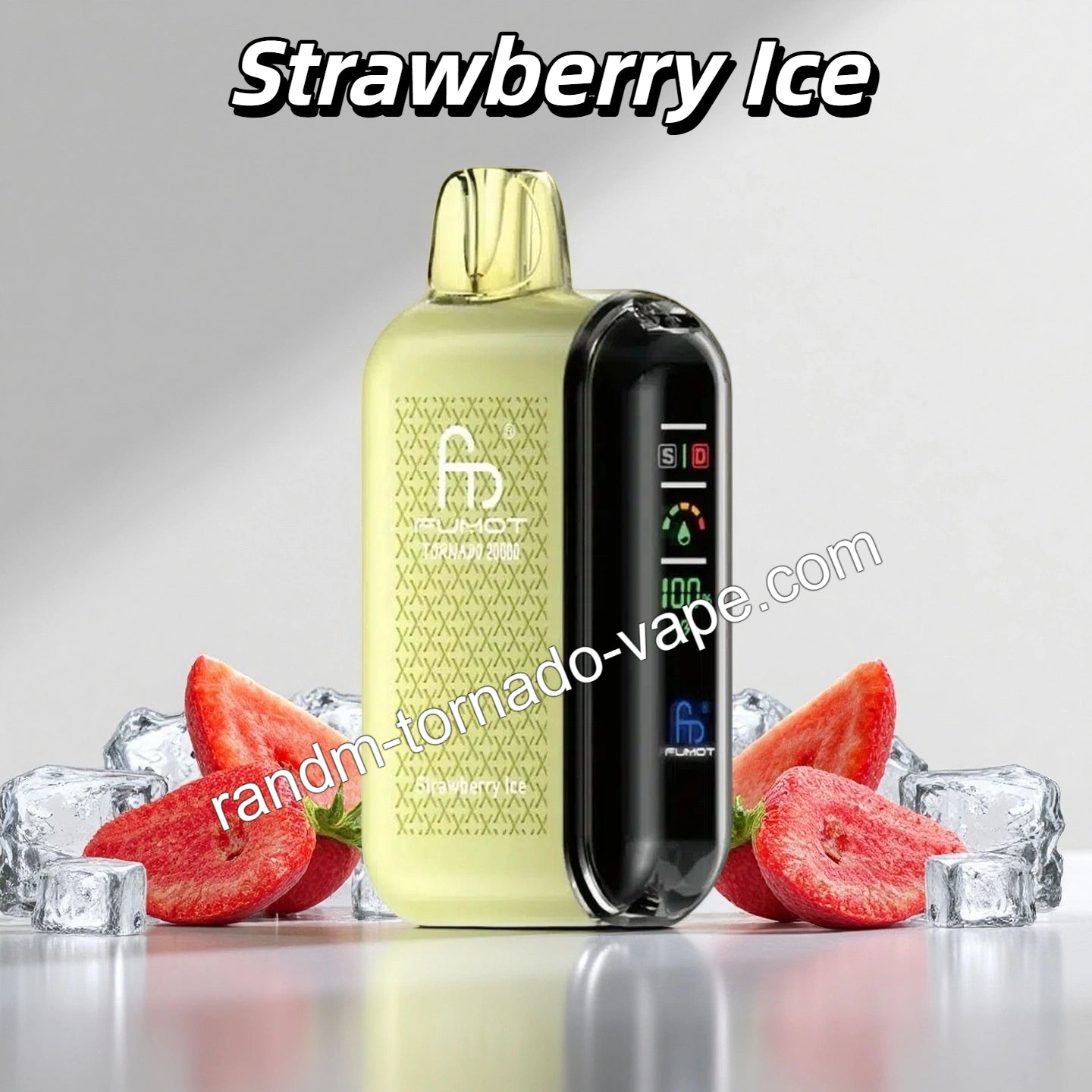 RandM Tornado 20000 Puffs Strawberry Ice Vape