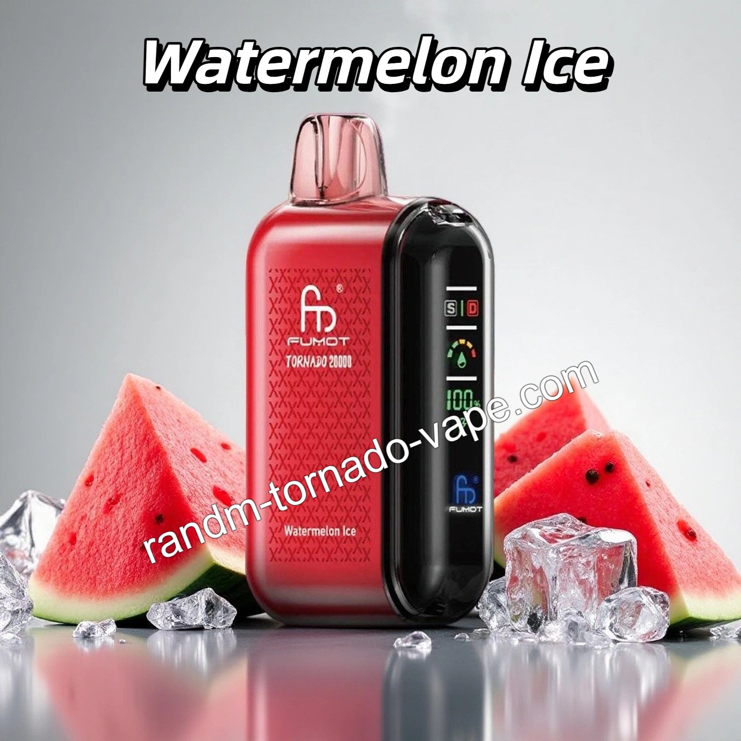 Watermelon Ice RandM Tornado 20000 Puffs Vape