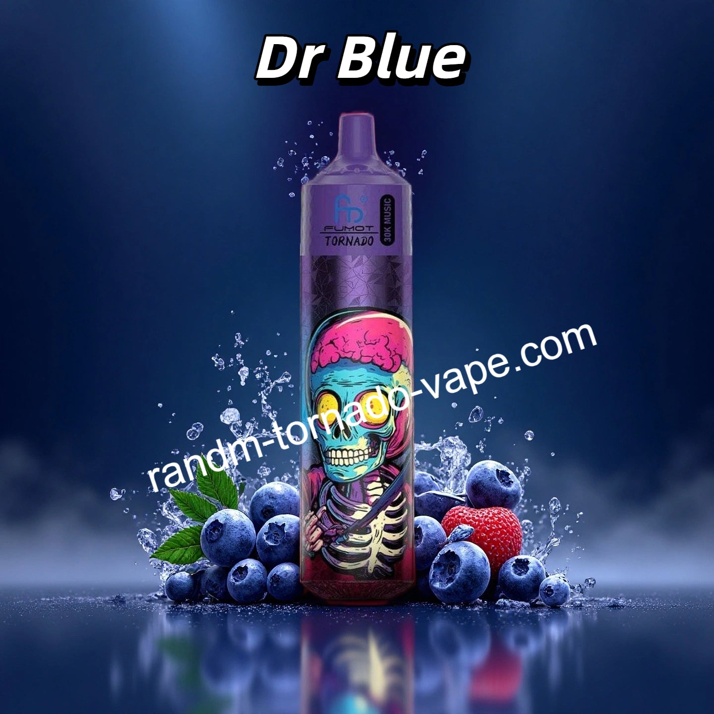 30000 Züge Dr Blue RandM Vape