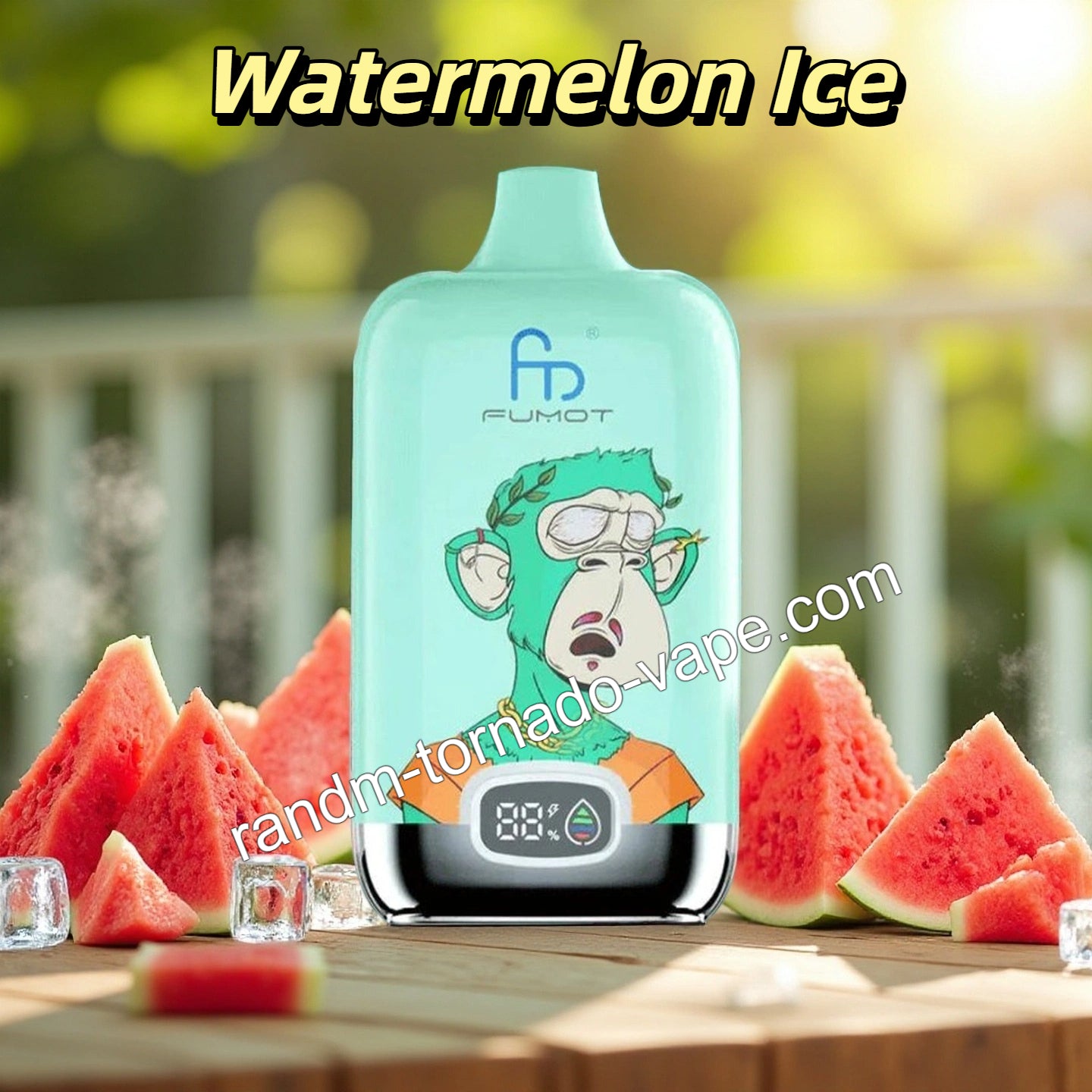 RandM Digital Box 12000 Watermelon Ice Randmtornadovape RandM Digital Box 12000 Watermelon Ice Randmtornadovape
