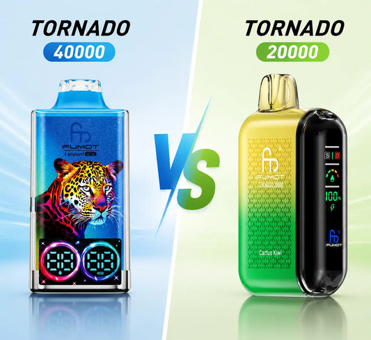 RandM Tornado 40000 vs RandM Tornado 20000: Welches High-Puff-Vape passt besser?