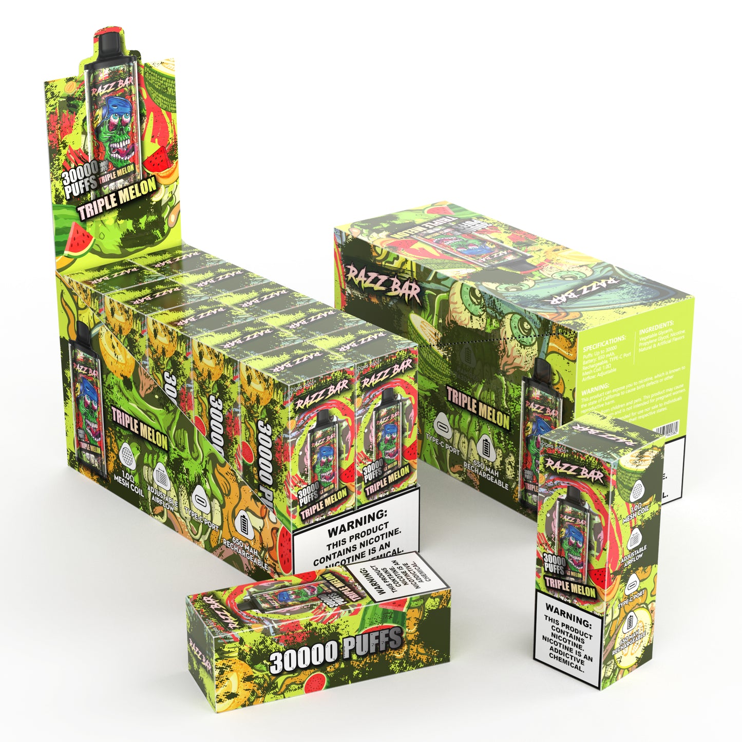 Razz Bar 30000 Vape 30K Züge Disposable Vape