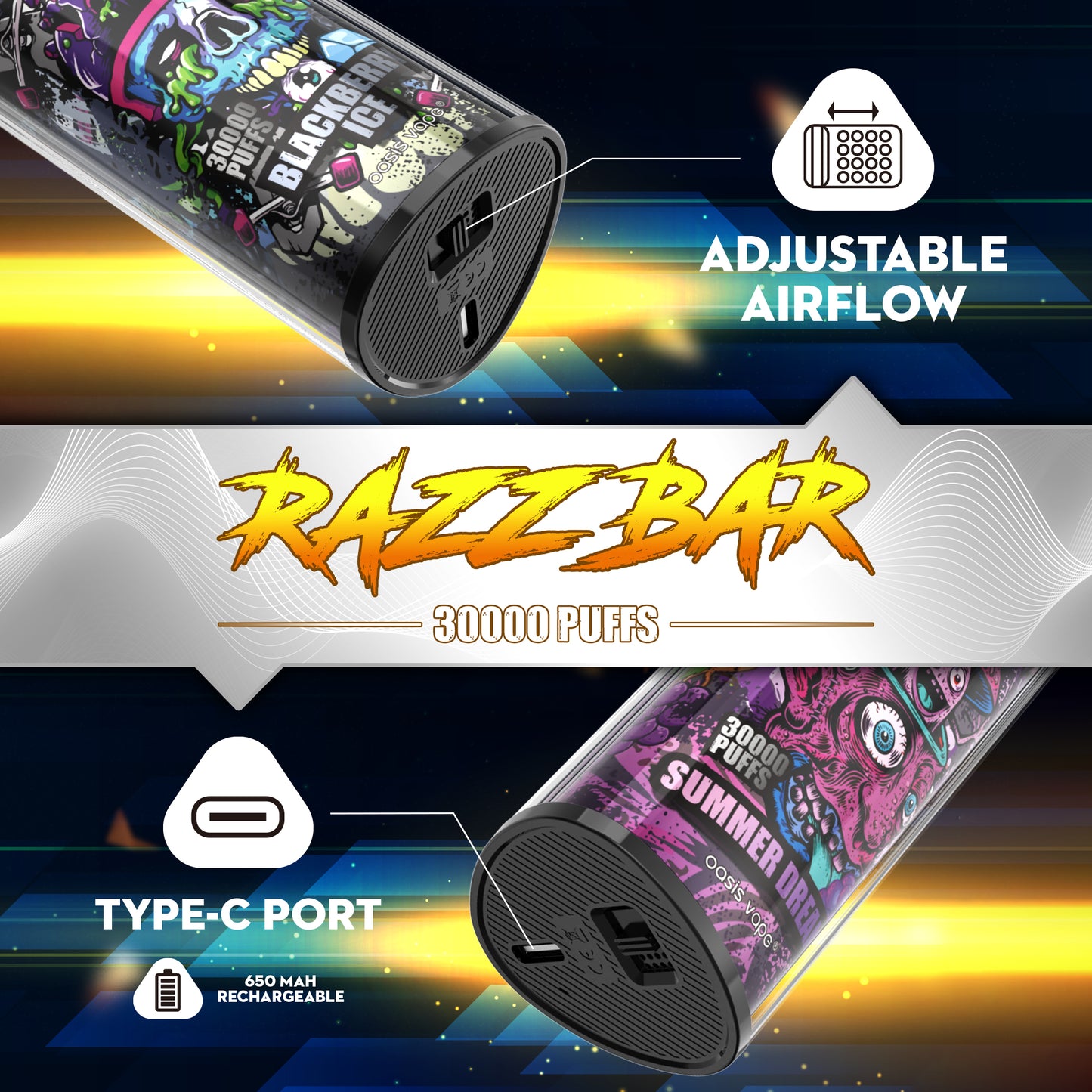 Razz Bar 30000 Vape 30K Züge Disposable Vape