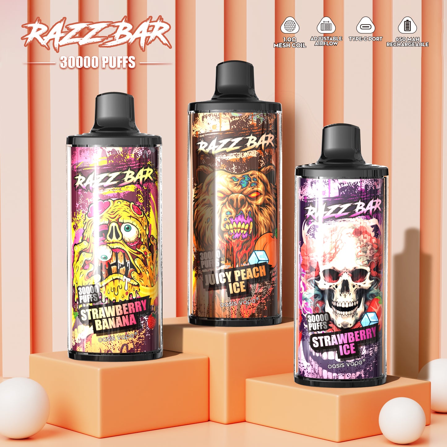 Razz Bar 30000 Vape 30K Züge Disposable Vape