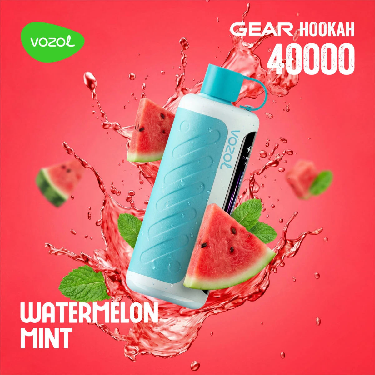 Watermelon Mint Geschmack Vozol Gear Hookah 40K Vape