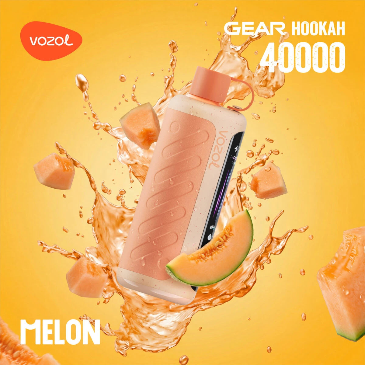 Vozol Gear Hookah 40K Melon Vape 5%