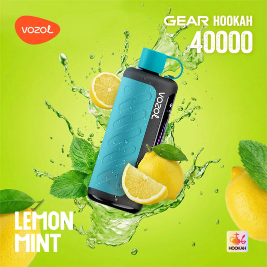 Vozol Gear Hookah 40K Züge Lemon Mint
